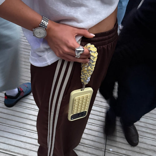 TWO TONE CROCHET PHONE STRAP