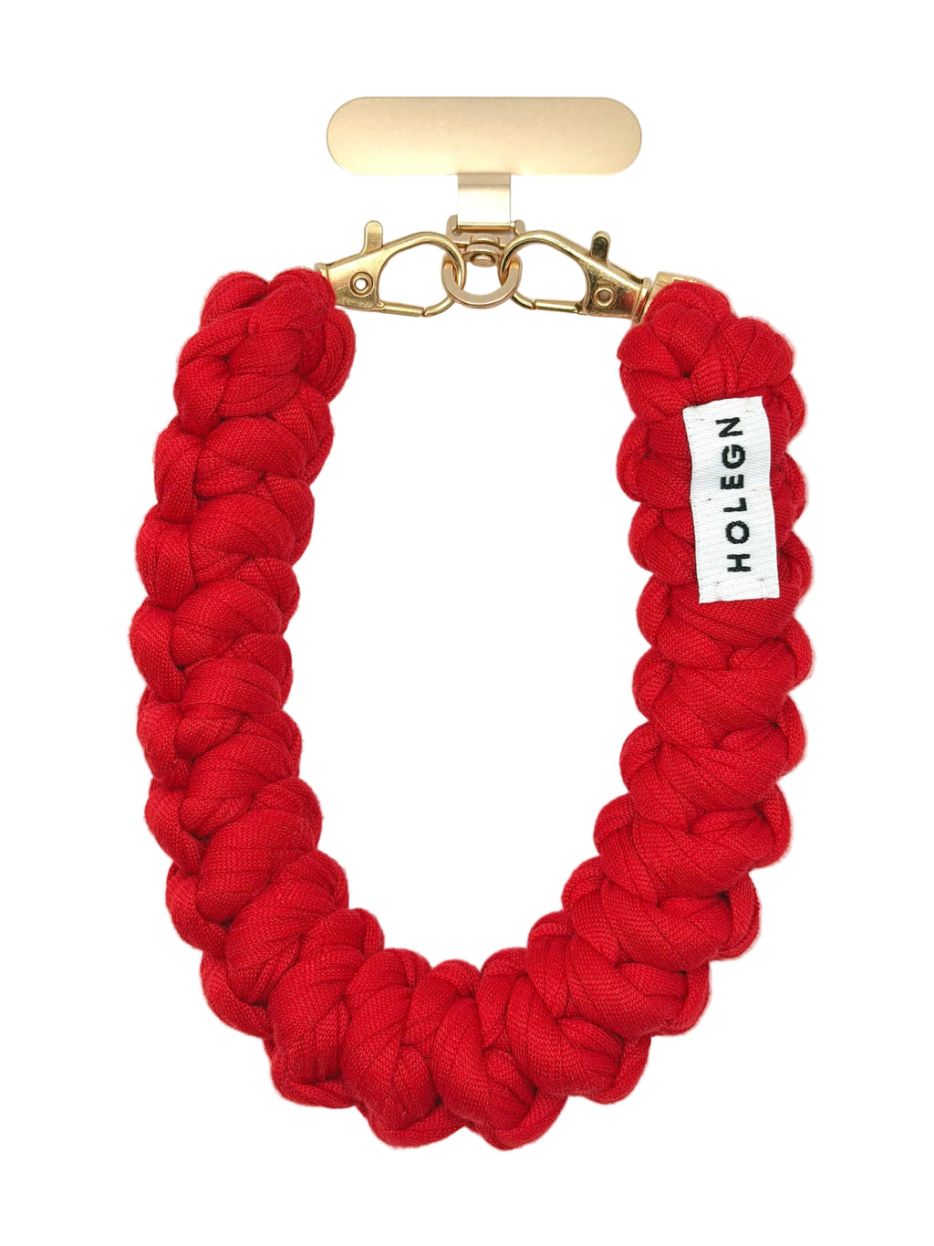 RED CROCHET PHONE STRAP