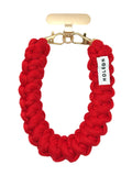 RED CROCHET PHONE STRAP