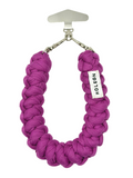 BRIGHT VIOLET CROCHET PHONE STRAP