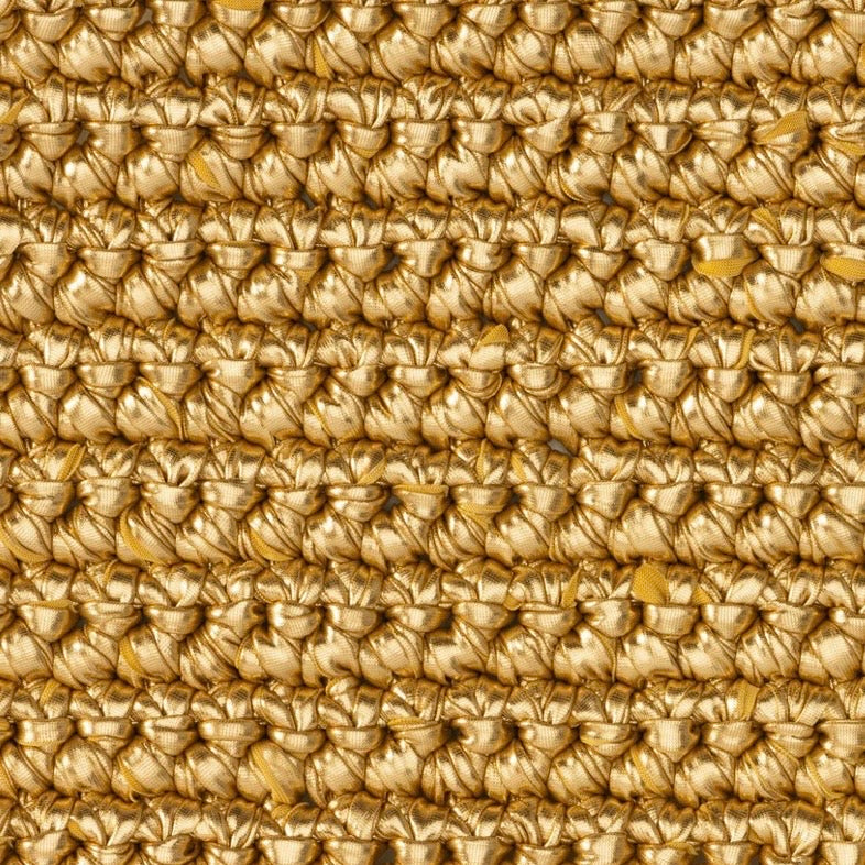 CHROME GOLD CROCHET PHONE STRAP