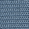 CHROME BLUE CROCHET PHONE STRAP