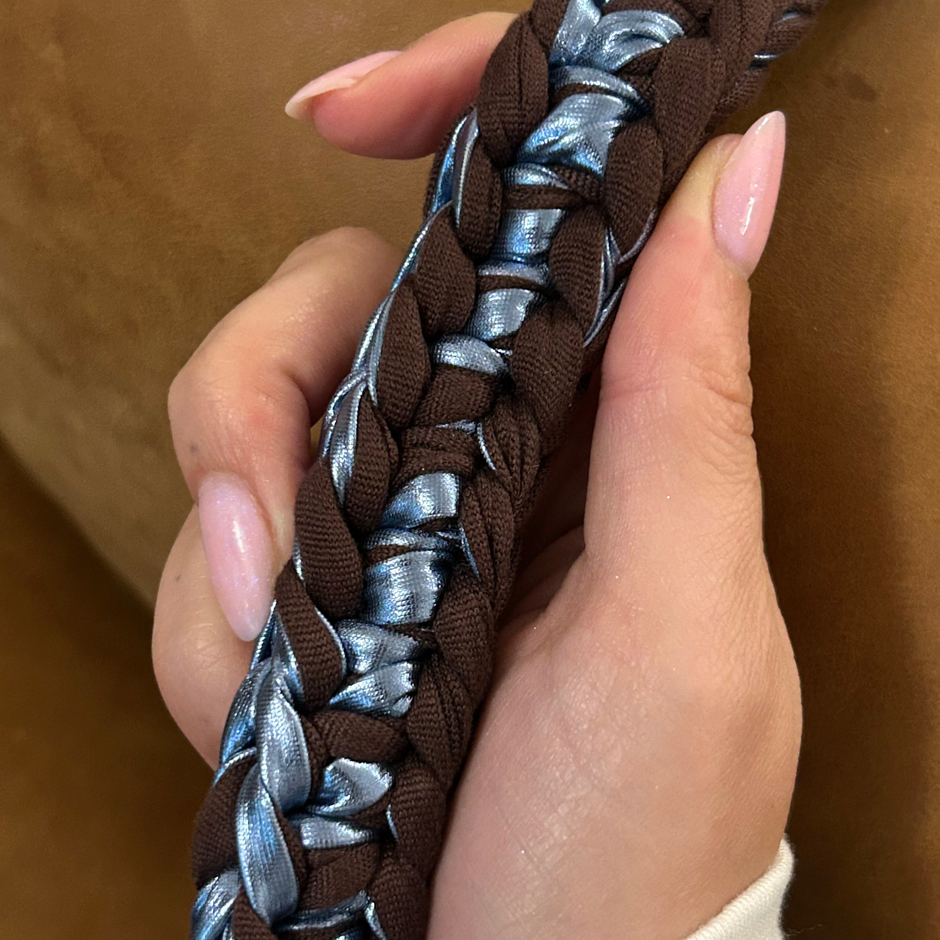 TWO TONE CROCHET PHONE STRAP