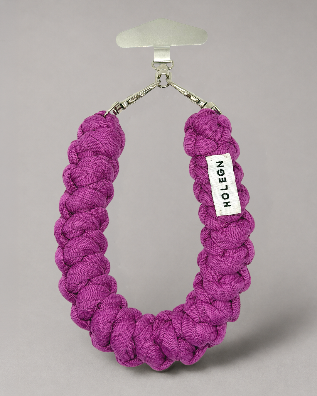 BRIGHT VIOLET CROCHET PHONE STRAP