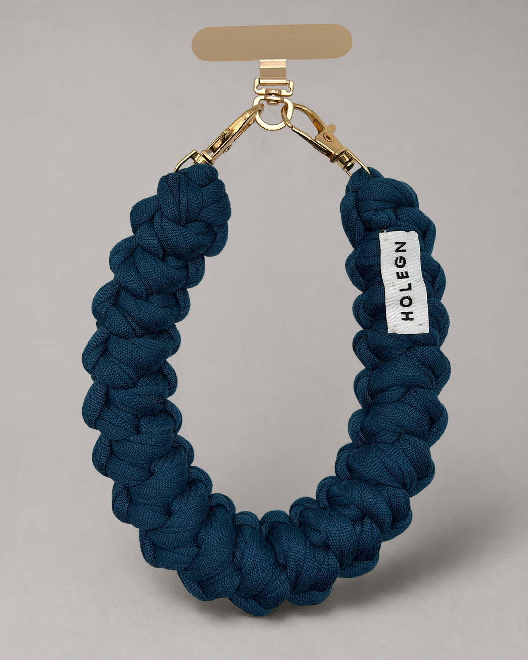 NAVY CROCHET PHONE STRAP